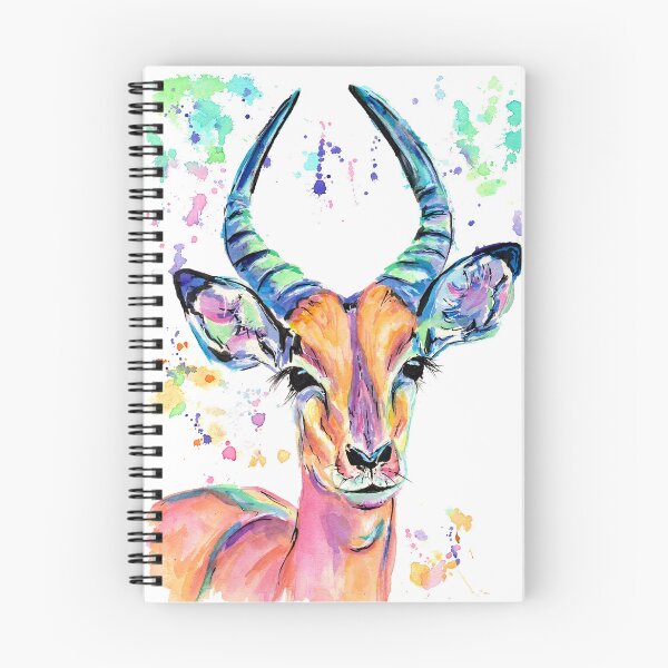 Item preview, Colourful Watercolour Impala designed and sold by SaltySerenity.