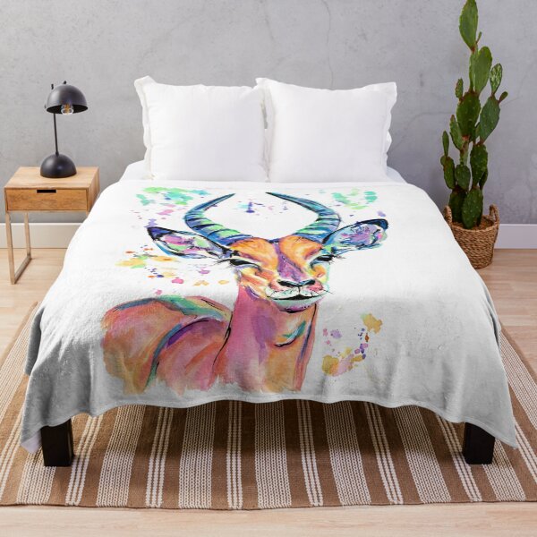 Item preview, Colourful Watercolour Impala designed and sold by SaltySerenity.