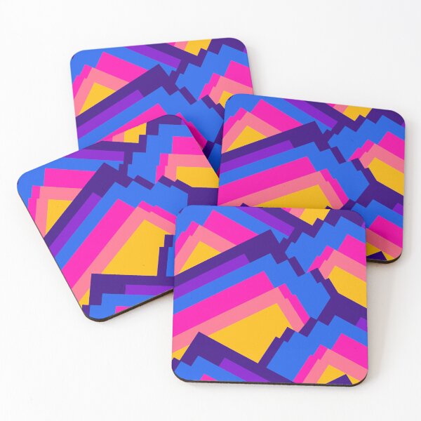 Item preview, Vibrant pattern peaks designed and sold by Swadeillustrations.