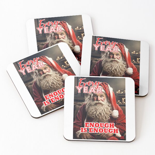 Item preview, Christmas; Every Year; Enough is Enough; designed and sold by StickerApe.
