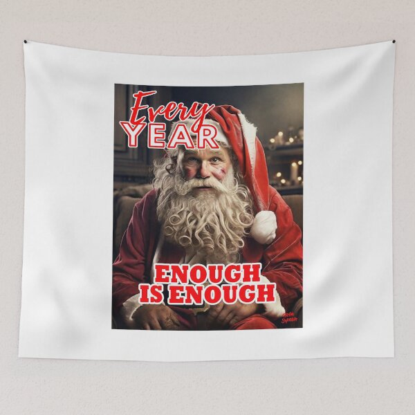 Item preview, Christmas; Every Year; Enough is Enough; designed and sold by StickerApe.