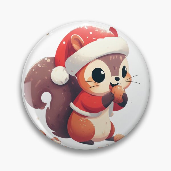 Item preview, christmas squirrel designed and sold by Animalia-.