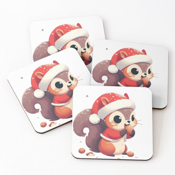 Item preview, christmas squirrel designed and sold by Animalia-.