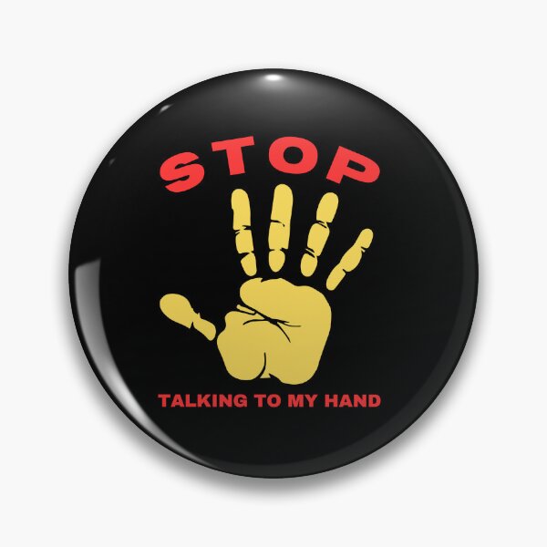 Artikelvorschau, Hör auf, mit meiner Hand zu reden - lustiger Handdesign -Humor entworfen und verkauft von Grafixfun.