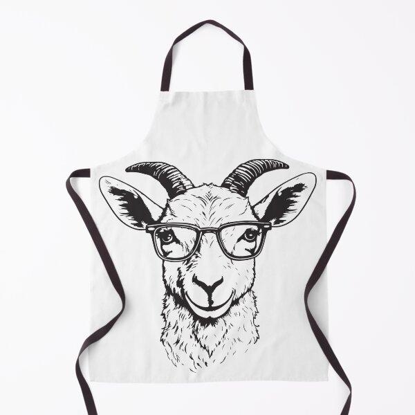 Item preview, Hipster Goat Farm Animal Line Drawing designed and sold by LionessLove.