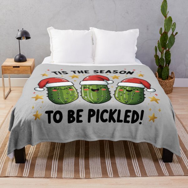 Item preview, Tis the Season to be pickled, Adorable Christmas Pickels designed and sold by Hibiskusmond.