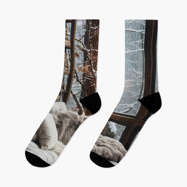 Item preview, Cozy Winter Evening by the Fireplace designed and sold by FireScreen.