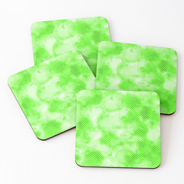 Item preview, Polka Dot. Watercolor fantasy in intense colors,white and deep light green. designed and sold by My-fake-places.