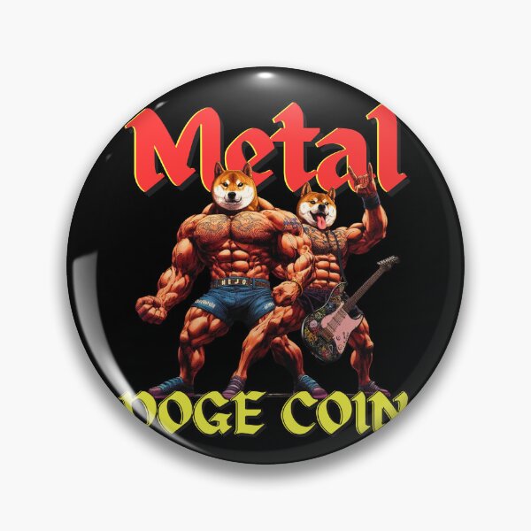 Item preview, Moneda Doge de metal, meme de moneda Doge, shiba inu, meme manga, moneda Doge designed and sold by 1SINGHA.