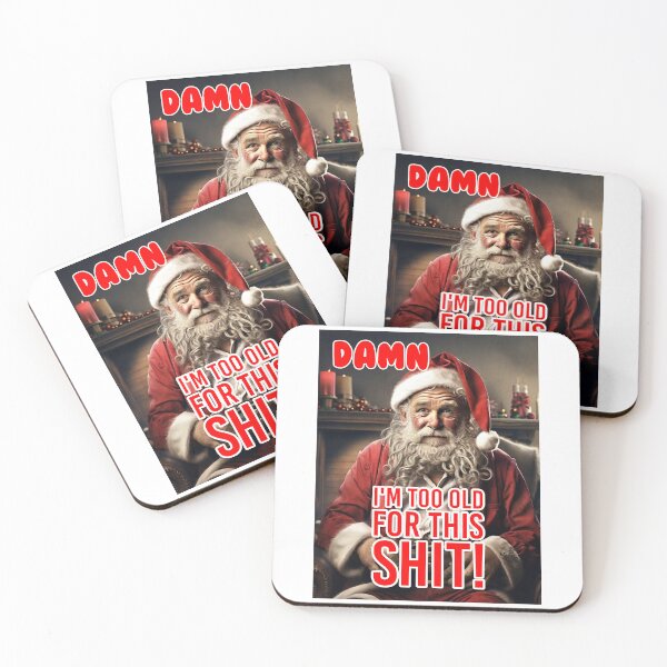 Item preview, Santa too Old; Christmas;  designed and sold by StickerApe.