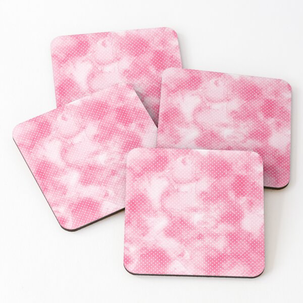 Item preview, Polka Dot. Watercolor fantasy in intense colors, white and peach pink. designed and sold by My-fake-places.