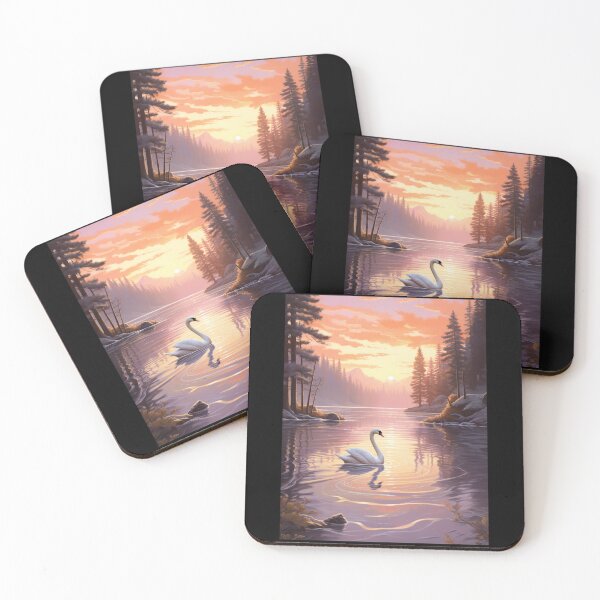 Item preview, Swans On The Lake designed and sold by TorpStore.