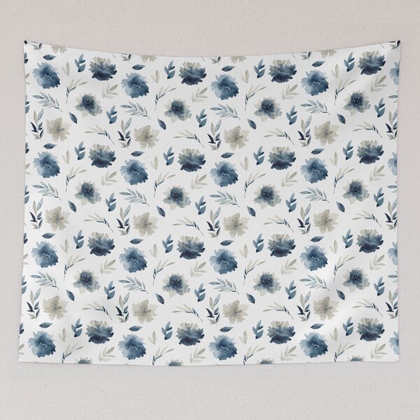 Item preview, Watercolor pattern with peonies. designed and sold by tapilipa.