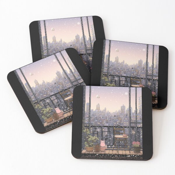Item preview, Snow Falls On The Balcony designed and sold by TorpStore.