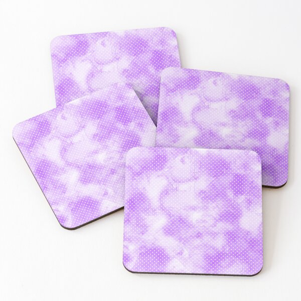 Item preview, Polka Dot. Watercolor fantasy in intense colors /1 white and purple. designed and sold by My-fake-places.