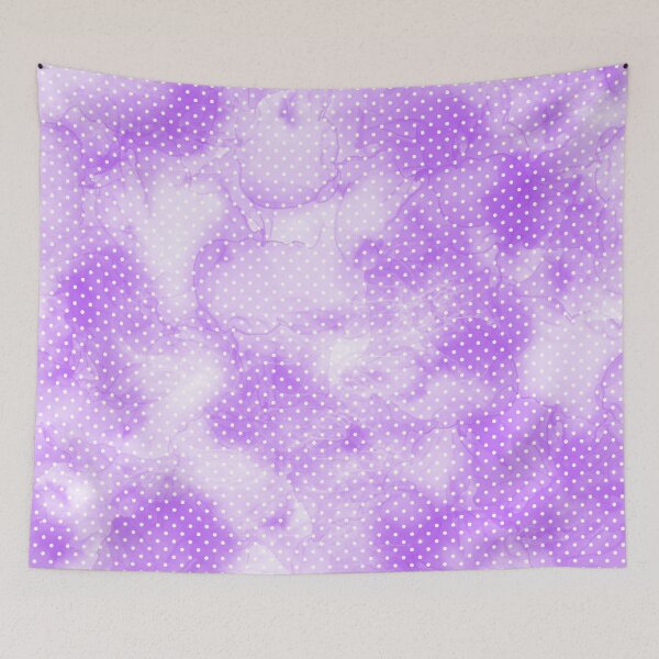 Item preview, Polka Dot. Watercolor fantasy in intense colors /1 white and purple. designed and sold by My-fake-places.