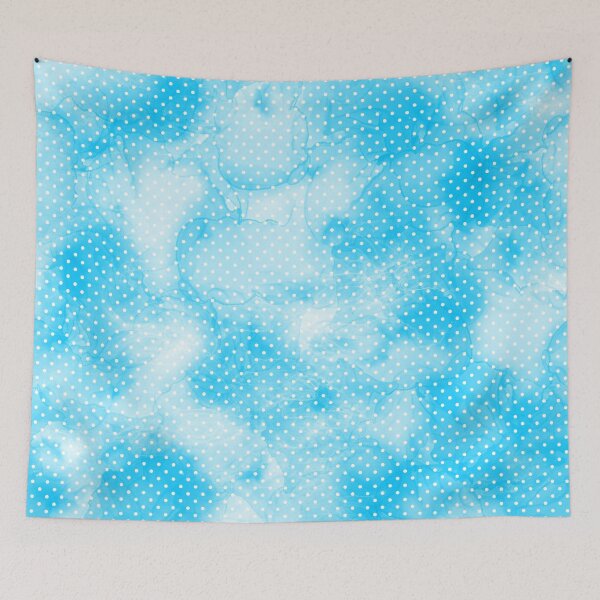 Item preview, Polka Dot. Watercolor fantasy in intense colors /1 white and blue.. designed and sold by My-fake-places.
