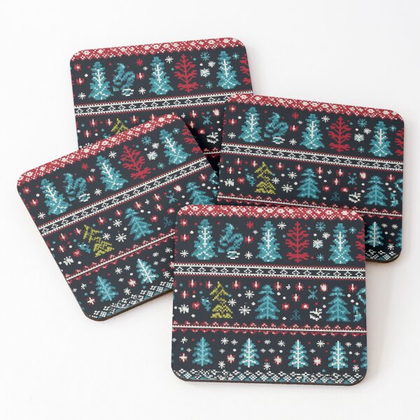 Item preview, Christmas Xmas Fake Embroidery 3D Effect Pattern No 29 designed and sold by Atomura.
