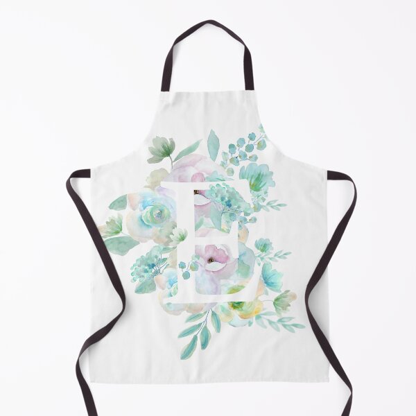 Artikelvorschau, Botanisches Alphabet E, grüne und violette Blumen, handgemalt entworfen und verkauft von ColorandColor.