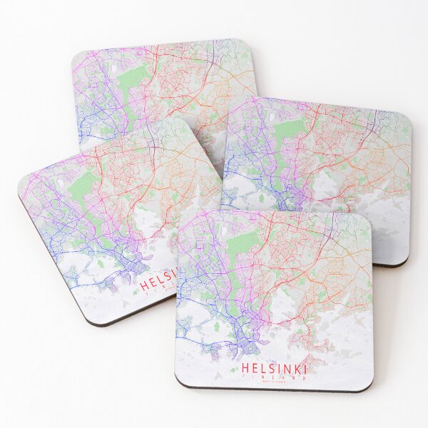 Item preview, Helsinki City Map of Finland - Colorful designed and sold by deMAP.