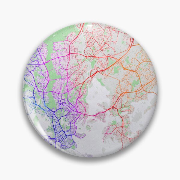 Item preview, Helsinki City Map of Finland - Colorful designed and sold by deMAP.