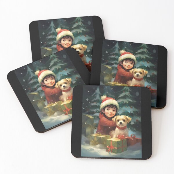 Item preview, Girl And Puppy On Christmas designed and sold by GageStore.