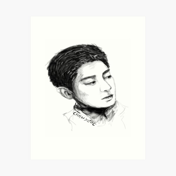 Banner Transparent Chanyeol Drawing Face - Chanyeol Exo Planet 2  Transparent PNG - 716x766 - Free Download on NicePNG