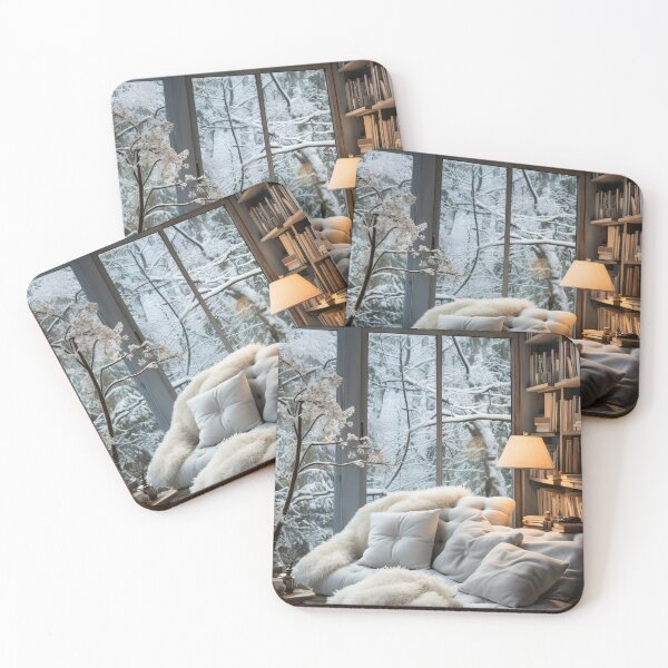 Item preview, Cozy Winter Evening by the Fireplace designed and sold by FireScreen.