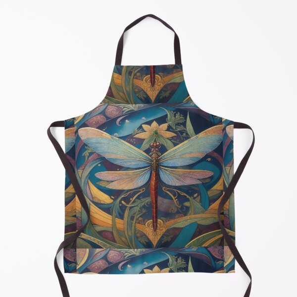 Artikelvorschau, Libellen-Jugendstil-Gemälde entworfen und verkauft von druidwolfart.