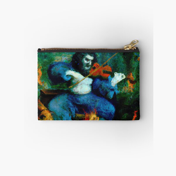 Item preview, Blue Devil Playing Violin designed and sold by Bencasso Barnesquiat.