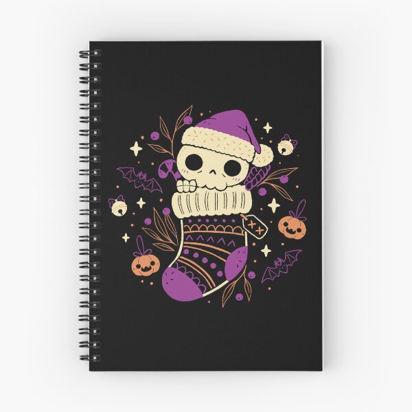 Item preview, Cute Christmas Stocking Skull designed and sold by xMorfina.