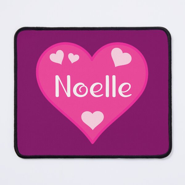 Item preview, Noelle Name Pink Heart  designed and sold by Jeallan Designs.