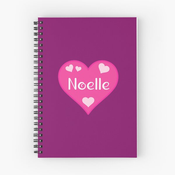 Item preview, Noelle Name Pink Heart  designed and sold by Jeallan Designs.