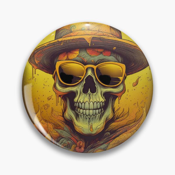 Item preview, Edgy Skull Fashion - Stylish Floral Accent designed and sold by mittie101.