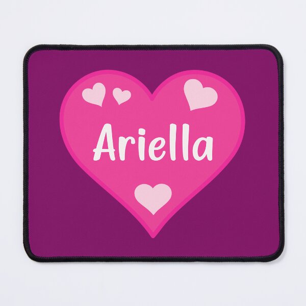 Item preview, Ariella Name Pink Heart designed and sold by Jeallan Designs.