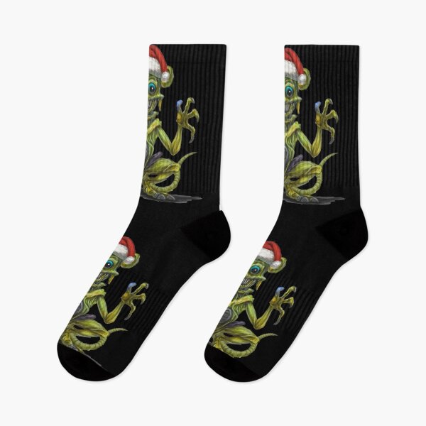 Item preview, Alien wearing a Santa hat  designed and sold by ratchawoot.