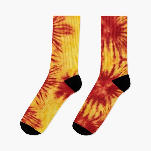 Item preview, Red And Yellow Color Burst Tye Dye Pattern designed and sold by Mark Cannon.