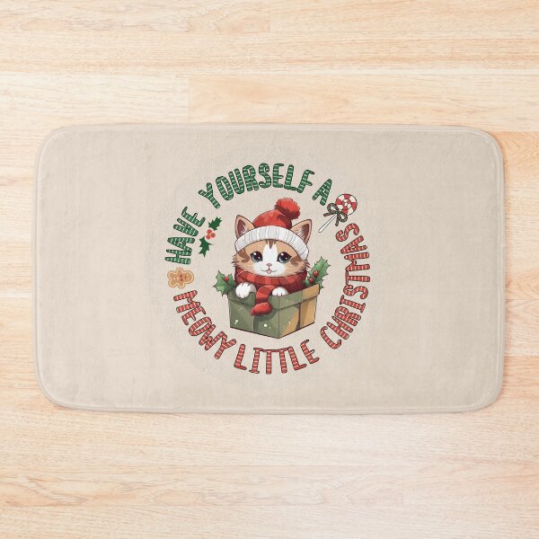 Item preview, Purrfect Orange X-Mas Cat Meowy Christmas designed and sold by JinJinYoon.