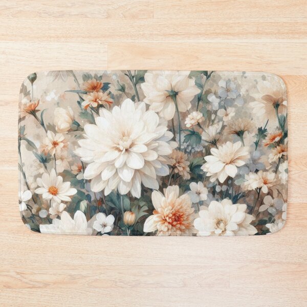 Item preview, White Timeless Peonie Treasures designed and sold by tipitoes.
