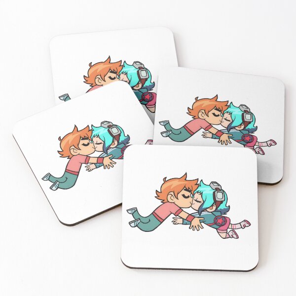 Item preview, Scott Pilgrim x Ramona Flowers kiss Takes Off designed and sold by COSTFEIT.
