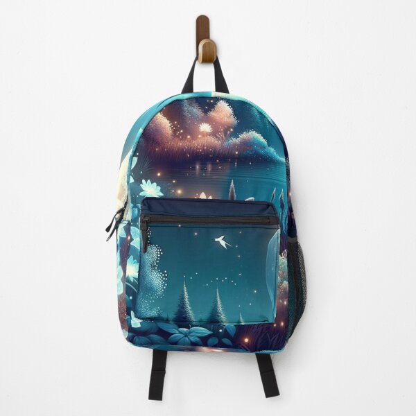 Item preview, Lunar Reflections: Night Charm Over the Lake designed and sold by masquetea.