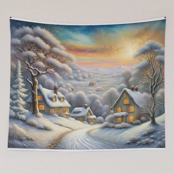 Artikelvorschau, Winter landscape entworfen und verkauft von FineArtworld7.