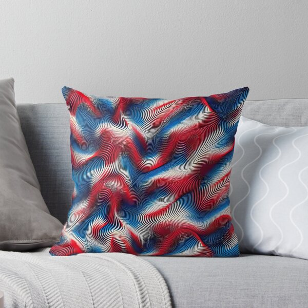 Item preview, Red & Blue Moiré Pattern designed and sold by NeatSplash.
