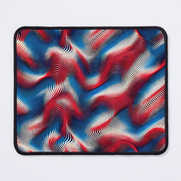 Item preview, Red & Blue Moiré Pattern designed and sold by NeatSplash.