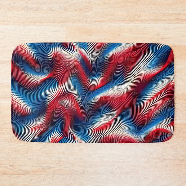 Item preview, Red & Blue Moiré Pattern designed and sold by NeatSplash.