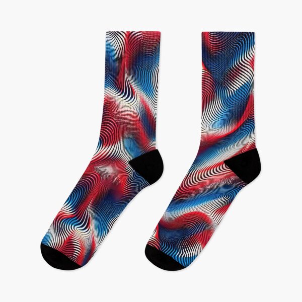Item preview, Red & Blue Moiré Pattern designed and sold by NeatSplash.