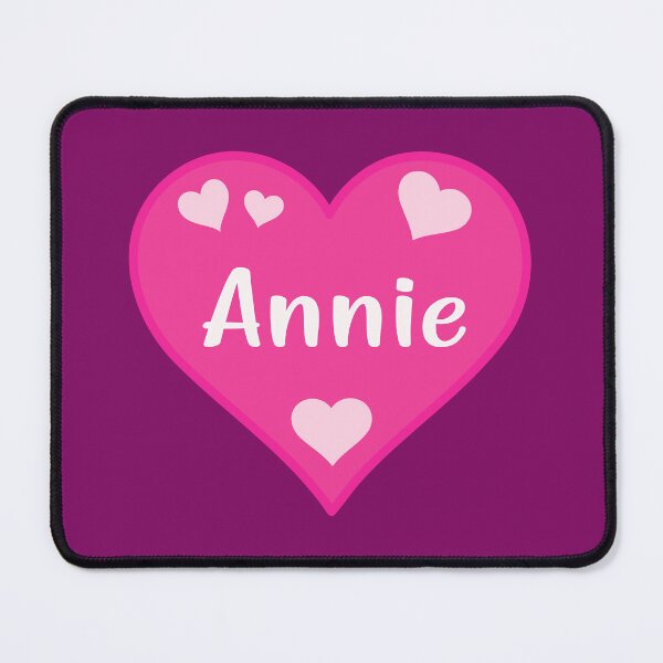 Item preview, Annie Name Pink Heart  designed and sold by Jeallan Designs.