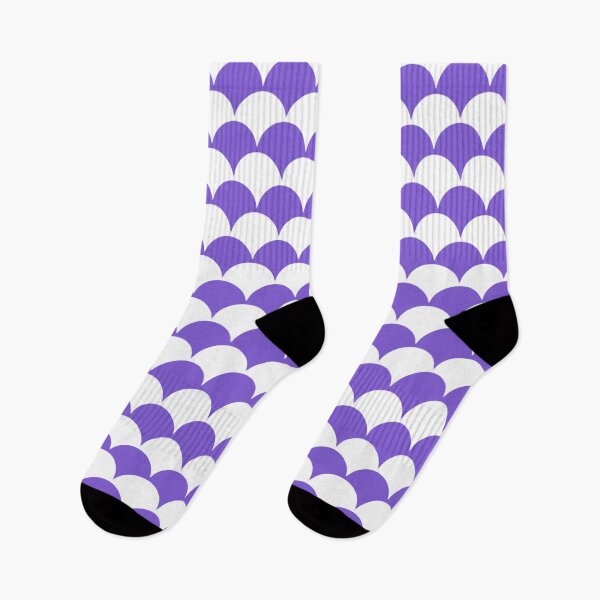 Item preview, Purple White Bumpy Mountains Hills Geometric Clean Simple Playful Modern Pattern designed and sold by PenguinForests.