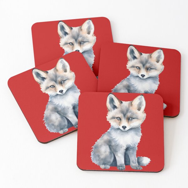 Item preview, Cute white fox  designed and sold by LionessLove.