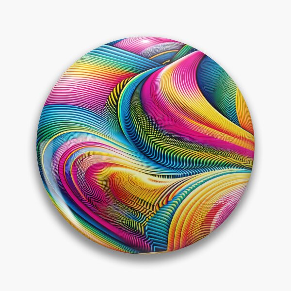 Item preview, Multicolor Psychedelic Moiré Pattern designed and sold by NeatSplash.
